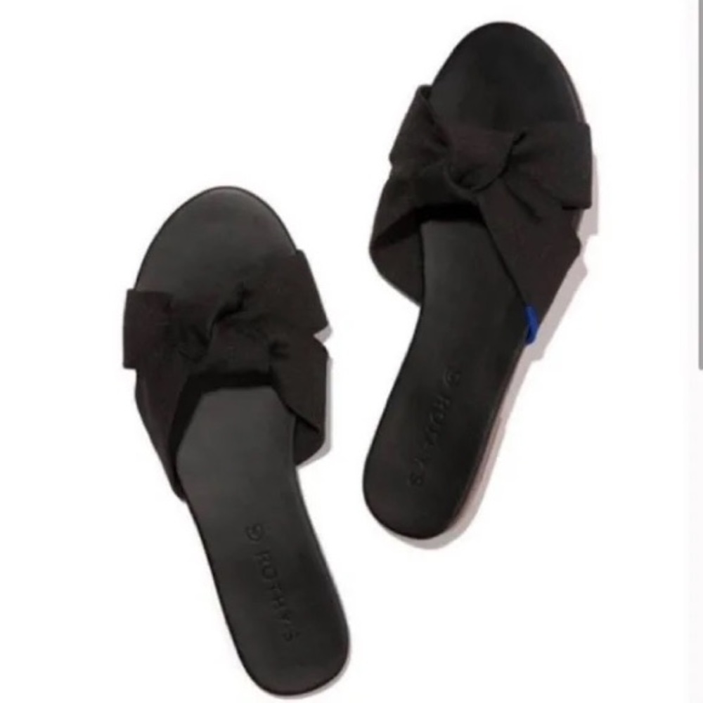 Rothy’s The Knot Sandal Black - Picture 2 of 3